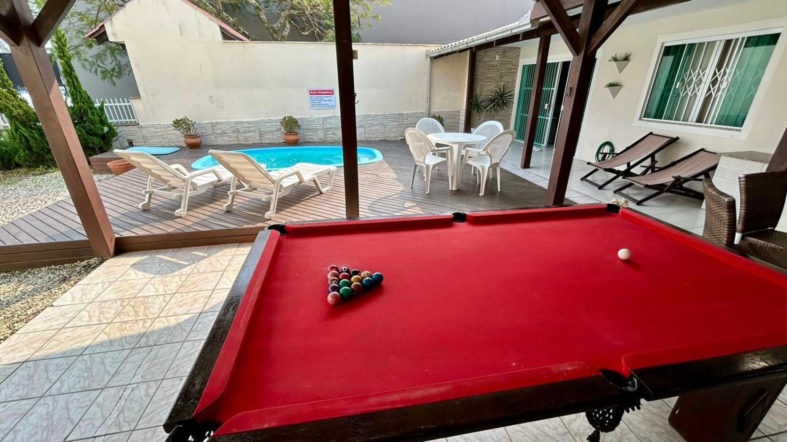 Casa De Praia Top! Beto Carrero, 500M Do Parque, Com Piscina E Sinuca, 1 Suite E 2 Quartos, 3Bwc, A 300M Da Praia, Churrasqueira E Estacionamento Privado Penha  Luaran gambar